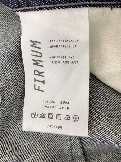 商品画像：スーピマコットンムラ糸セルビッチワイドデニム/S/コットン/IDG/無地/FR054DM 5