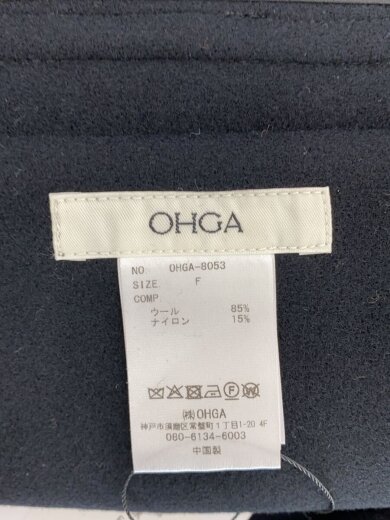 商品画像：ベスト/FREE/ウール/BLK/無地/OHGA-B053 3