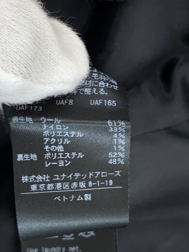 商品画像：ステンカラーコート/XS/ウール/BLK/無地/1625-144-4724// 5