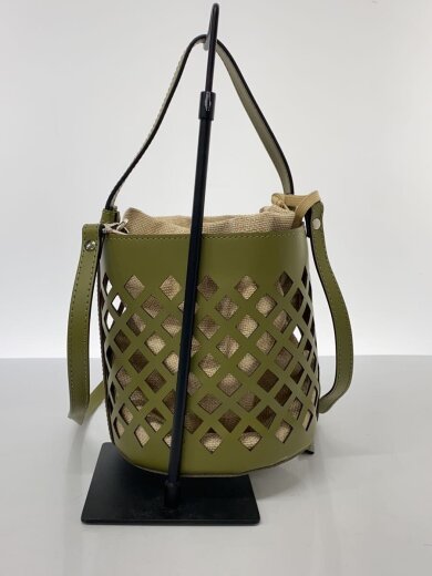 商品画像：ショルダーバッグ/レザー/KHK/無地// 3