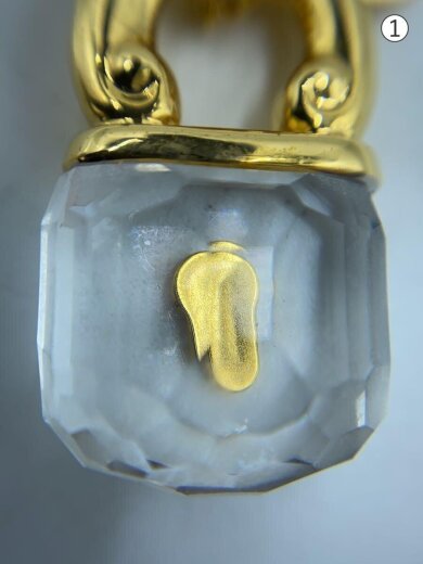 商品画像：ネックレス/南京錠モチーフ/メッキ/GLD/トップ有/レディース 6