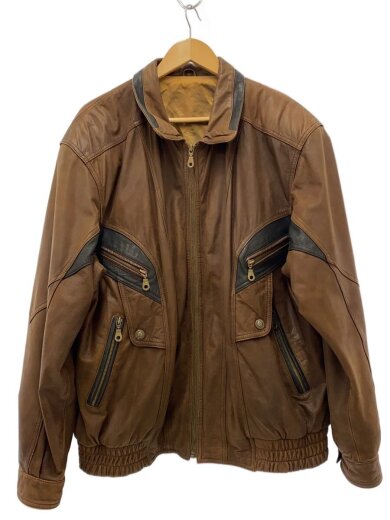 商品画像：レザージャケット・ブルゾン/56/レザー/BRW 1