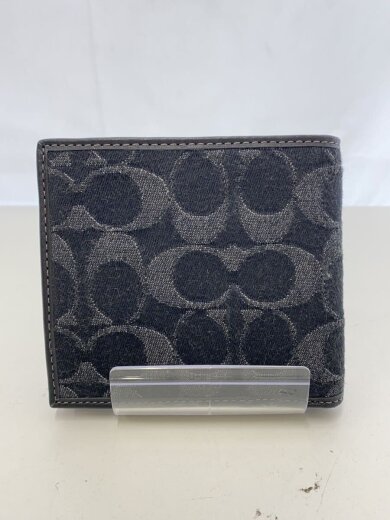 商品画像：2つ折り財布/--/BLK/総柄/メンズ/CAL08 2