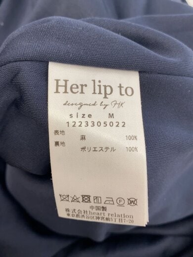 商品画像：半袖ワンピース/M/リネン/BRW/チェック/1223305022 4