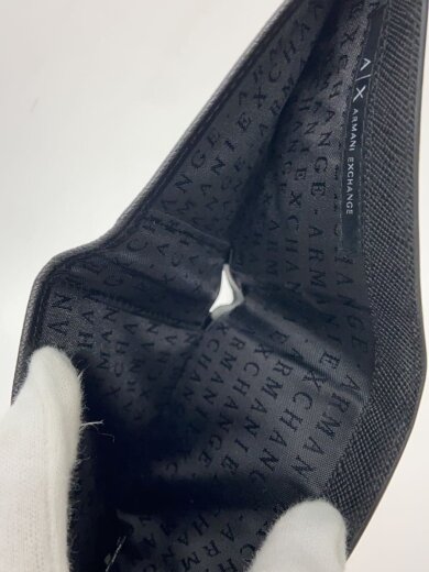 商品画像：2つ折り財布/レザー/BLK/無地/メンズ 6