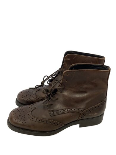商品画像：レースアップブーツ/38/BRW/牛革/8325 1
