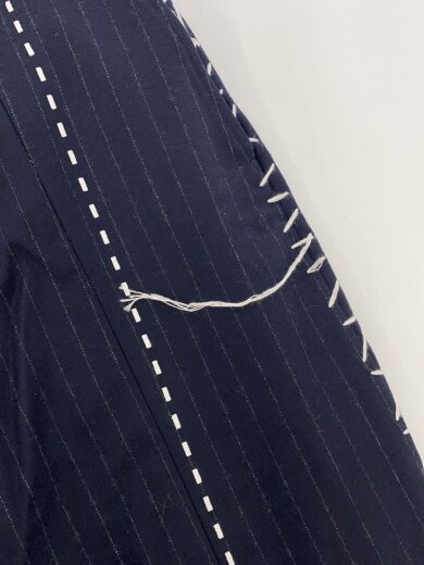 商品画像：スラックスパンツ/S/ウール/NVY/ストライプ/242062 8