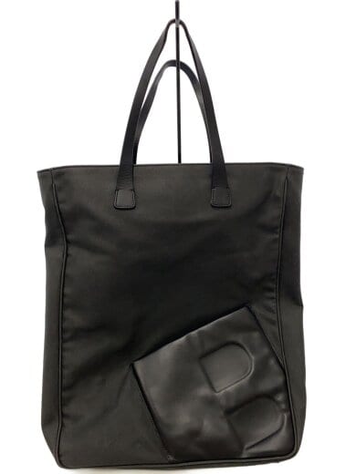 商品画像：ビッグB_トートバッグ/キャンバス/BLK/無地 1