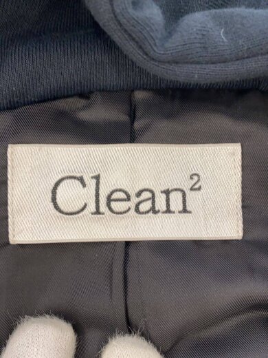 商品画像：CLEAN2/ジップパーカー/38/コットン/BLK/無地/CL-21013 3