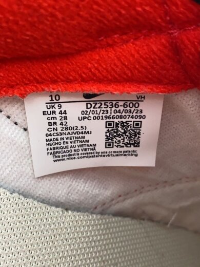 商品画像：DUNK LOW RETRO PRM_ダンク ロー レトロ プレミアム/28cm/RED 5