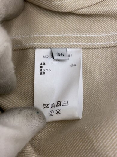 商品画像：Gジャン/36/コットン/CRM/無地/3710400191 4