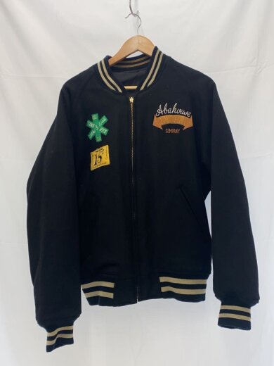 商品画像：90s/リバーシブル/スタジャン/--/ウール/BLK/083007 4