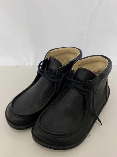 商品画像：レースアップブーツ/24cm/BLK/レザー 2