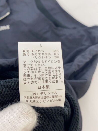 商品画像：25SS_STITCHED ZIP VEST_ナイロンベスト/L/ナイロン/BLK/ストライプ/SFCSS25J05 4