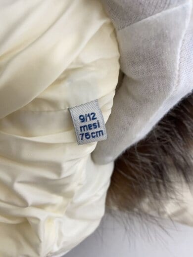 商品画像：ブルーフォックスファー_ダウンジャケット/75cm/ナイロン/WHT/無地/F29511A52602 6895 4