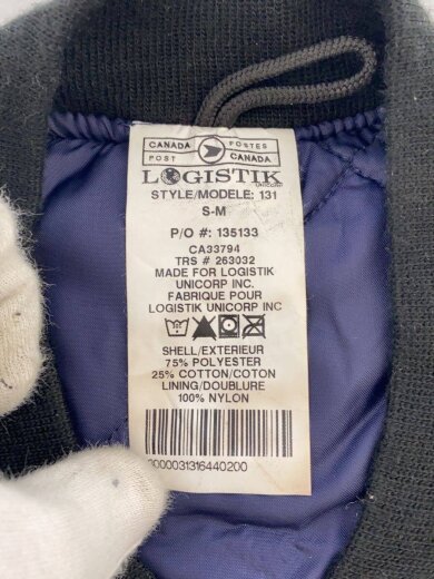 商品画像：フライトジャケット/M/ポリエステル/NVY/無地 4