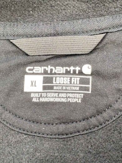 商品画像：ジップパーカー/XL/コットン/BLK/無地/TS0122-M 3