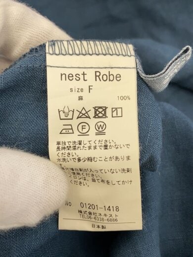 商品画像：長袖ワンピース/FREE/リネン/GRN/01201-1418 4