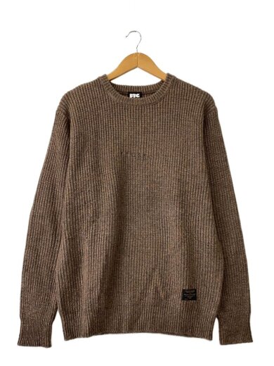 商品画像：ニット・セーター(厚手)/M/アクリル/BRW/無地 1