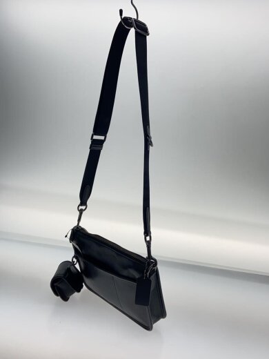 商品画像：ショルダーバッグ/レザー/BLK/無地/C8139/? NULL ? 2