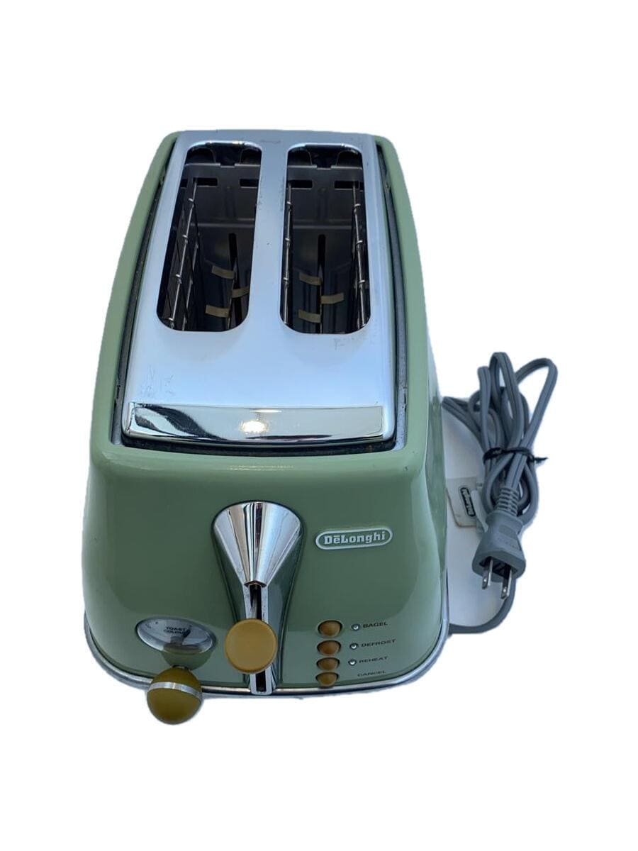 DeLonghi(デロンギ) / トースター アイコナ・ヴィンテージ コレクション CTOV2003JGR [オリーブグリーン] 中古品