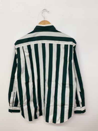 商品画像：長袖シャツ/S/コットン/GRN/ストライプ/1211-218-7433 2