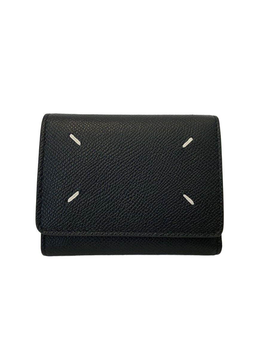 Maison Margiela / 3つ折り財布/--/BLK/無地/メンズ/SA3UI0017