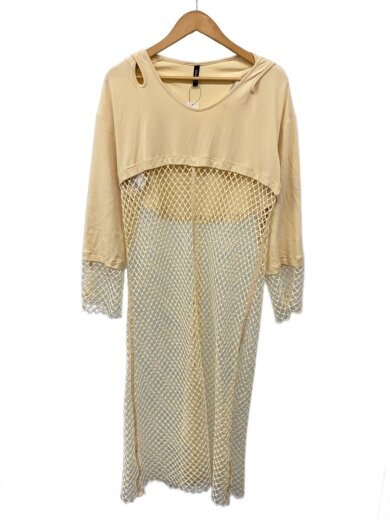 商品画像：ワンピース/O/ポリエステル/BEG/1221-03035 1