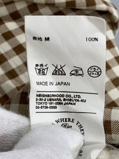 商品画像：長袖シャツ/M/コットン/BRW/チェック/102GWDT-SHM07 4