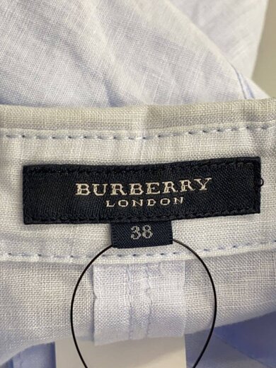 商品画像：７分袖ブラウス/38/リネン/BLU/無地/B1M14-163-22 3