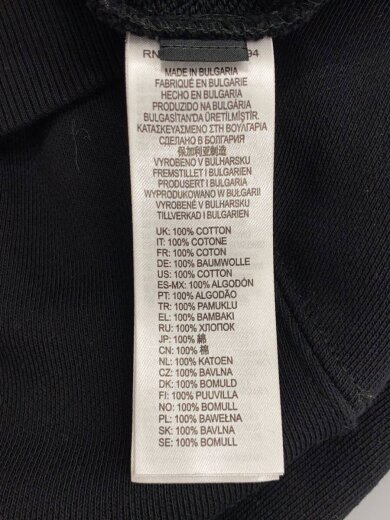 商品画像：スウェット/S/コットン/BLK/プリント/A05041 4