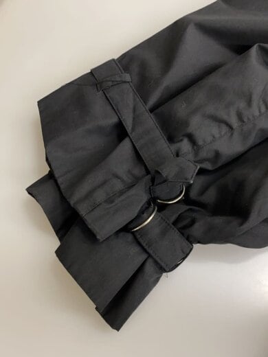 商品画像：via veneto/コート/XL/ポリエステル/BLK/無地 5