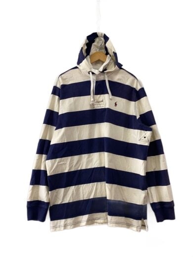 商品画像：ポロシャツ/XL/コットン/BLK/ボーダー 1