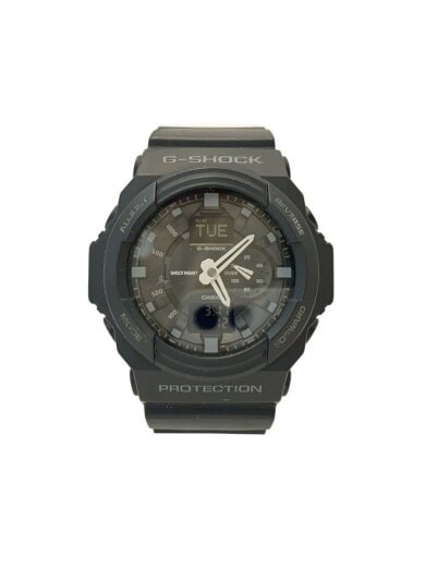 商品画像：クォーツ腕時計/アナログ/ラバー/BLK/BLK/ga-150 1