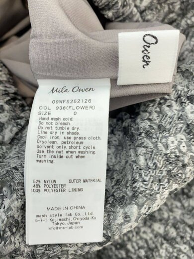 商品画像：ロングスカート/0/ポリエステル/GRY/09WFS252126 4