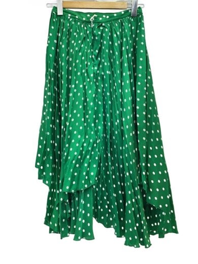 商品画像：ロングスカート/38/レーヨン/GRN/ドット/g0cab05aeztv012 1