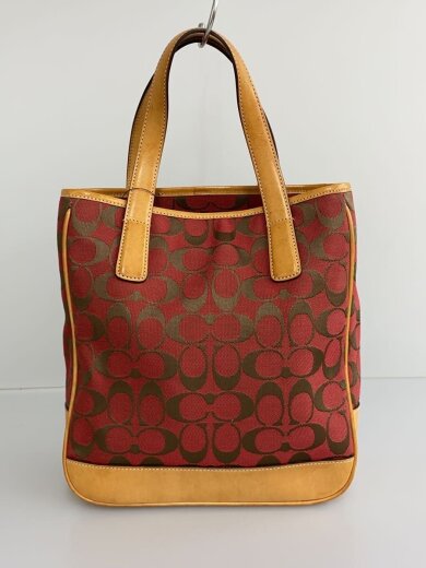 商品画像：トートバッグ/キャンバス/RED/総柄/6092 3