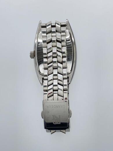 画像：GRANDEURクォーツ腕時計/アナログ/ステンレス/BLK/SLV/SS/GSX0105