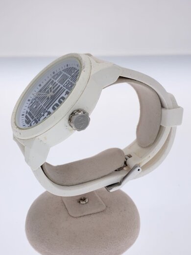 商品画像：クォーツ腕時計/アナログ/ラバー/WHT/WHT/ーー/AX1442// 2