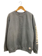 スウェット/前V/ガゼット/L/コットン/GRY/104904 026