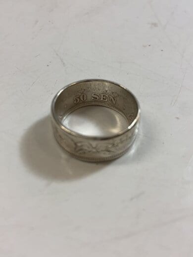 商品画像：リング/旭日50銭銀貨コインリング/SLV/メンズ 3