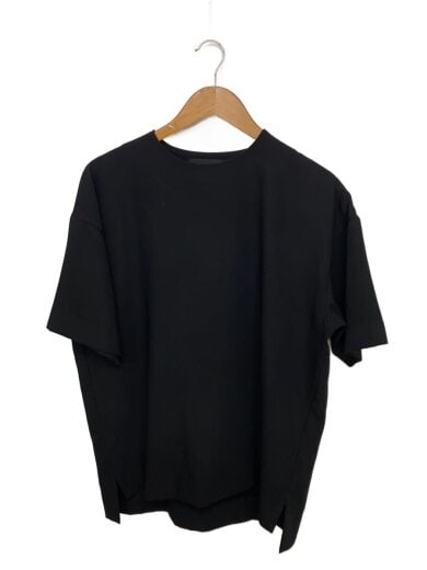 商品画像：ショルダージッププルオーバーTシャツ/1/ポリエステル/BLK/401203001 1