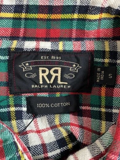 商品画像：長袖シャツ/プレイドチェックネルウエスタンシャツ/S/コットン/マルチカラー/チェック 3