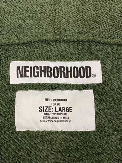 商品画像：ジップパーカー/LOGIC/C-ZIP HOODED.LS/L/コットン/GRN/191FPNH-CSM10 3