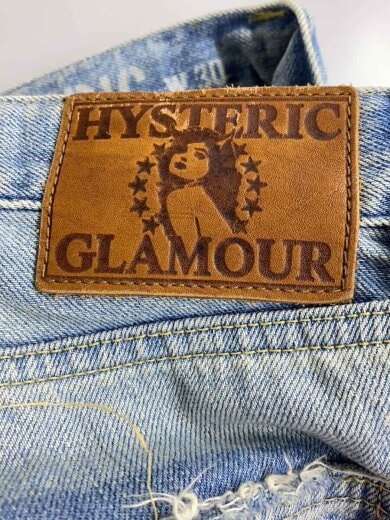 商品画像：HPR加工デニムスリムストレートパンツ/30/ボタンフライ/IDG/02183AP12 4