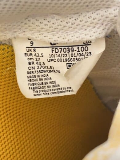 商品画像：AIR FORCE 1 LOW RETRO_エア フォース 1 LOW レトロ/27cm/WHT/レザー 5