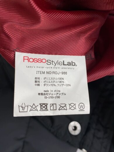 商品画像：RossoStyleLab/ダウンジャケット/S/ポリエステル/BLK/ROJ-966 4