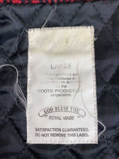 商品画像：スポーツジャケット/L/ウール/RED/チェック 3