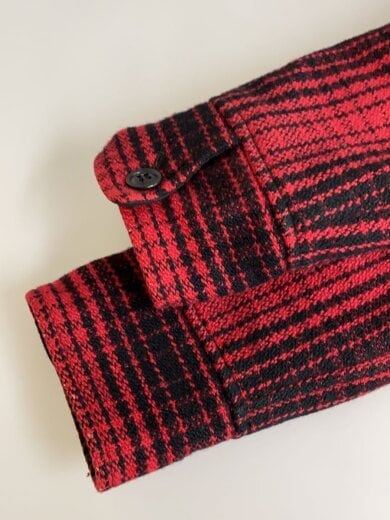 商品画像：スポーツジャケット/L/ウール/RED/チェック 5