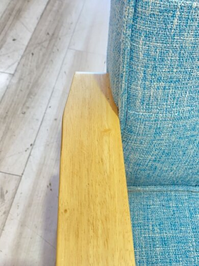 商品画像：チェア/ファブリック/BLU 8